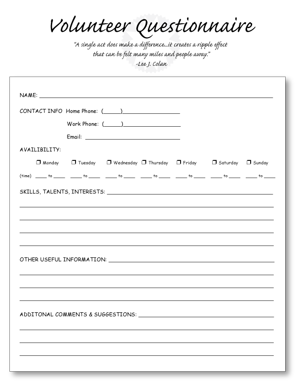 School Planner Template