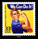 We Can Do It! Stamp