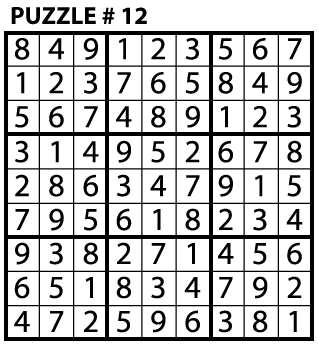 sudoku puzzles for publication