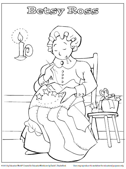 coloring-sheet-template-betsy-ross-education-world