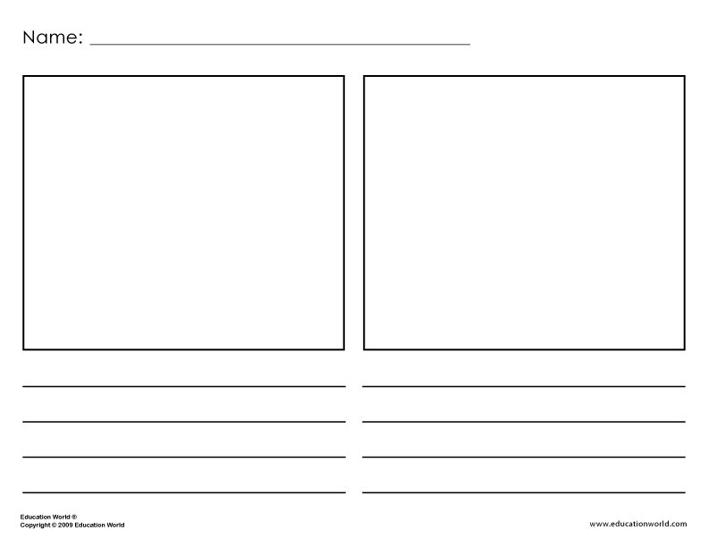 storyboard template vertical